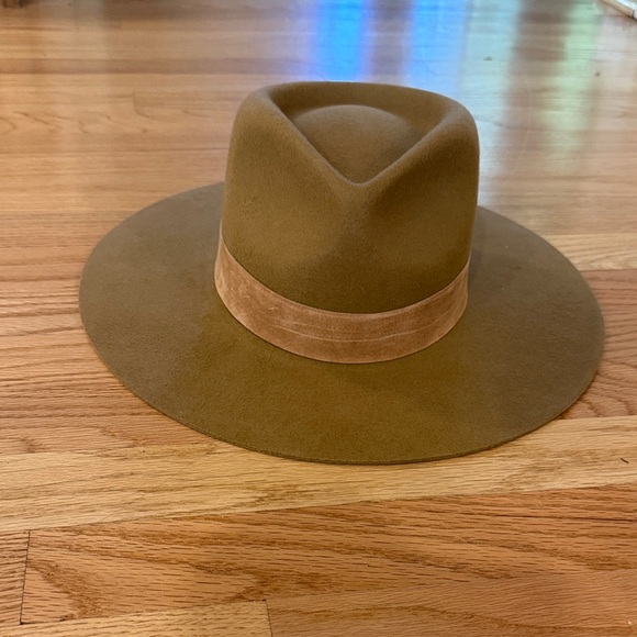 Lack Of Color Olive Hat with Black Band - Picture 1 of 2